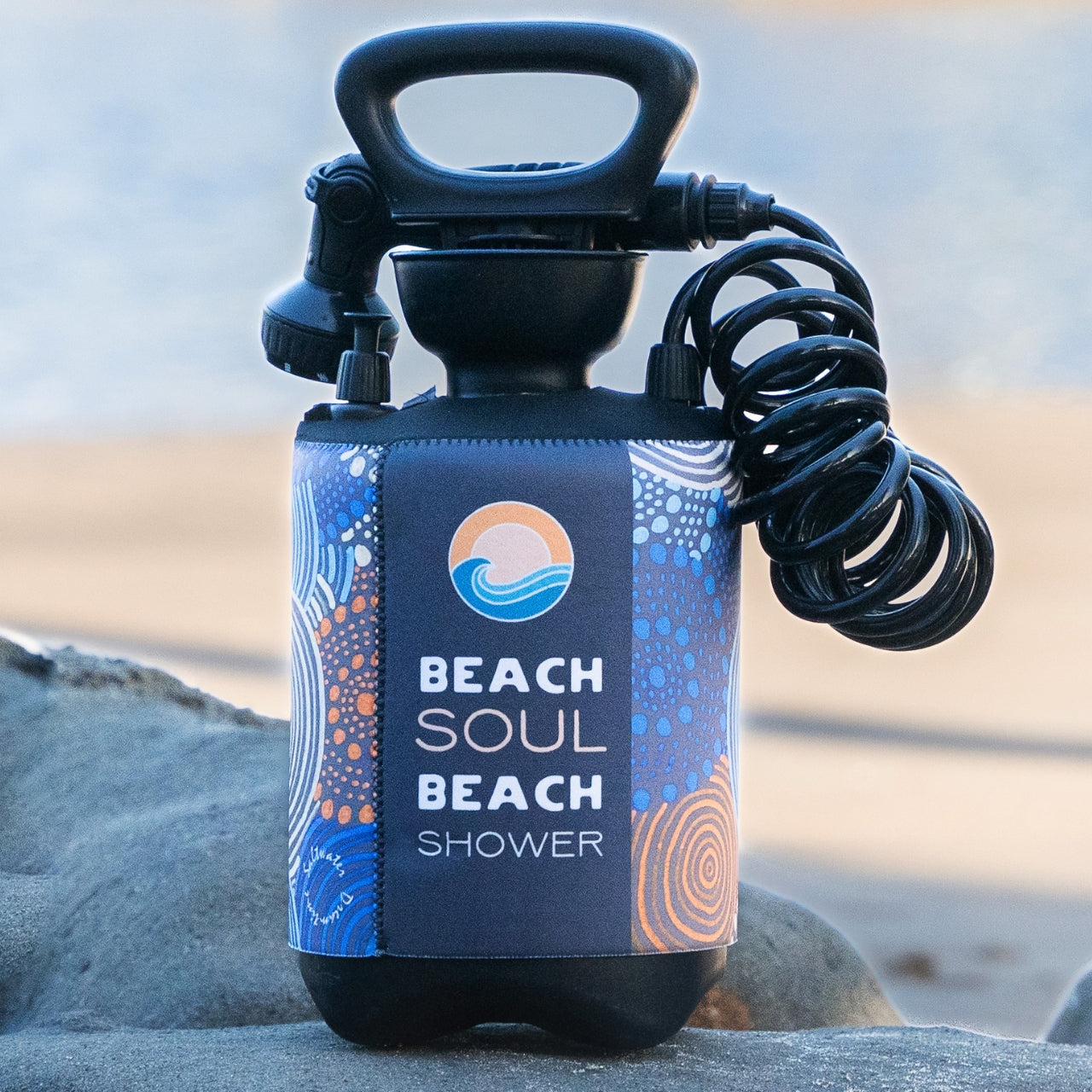 Pump-Operated Beach Showers | Beach Soul®